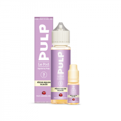 Pack 60ml Peche Melon Glaces Le Pod Liquide Pulp 3mg