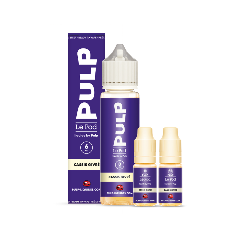 Pack 60ml Cassis Givre Le Pod Liquide Pulp 6mg