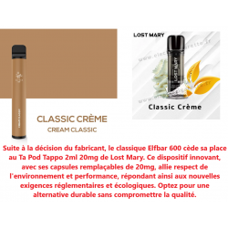 Classic Crème - Pod Tappo Air 2ml - Lost Mary
