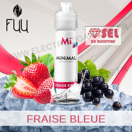 Fraise Bleue Grand Format - MiNiMAL 50ml 0mg - E-liquide Fruité et Rafraîchissant