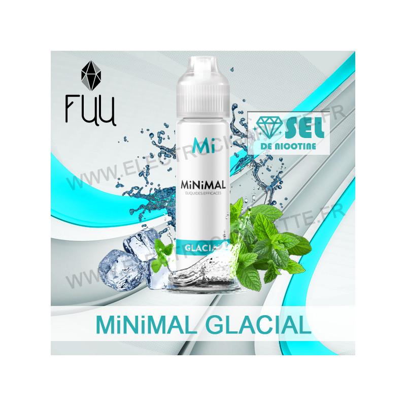 Glacial Grand Format - MiNiMAL 50ml 0mg - E-liquide Rafraîchissant