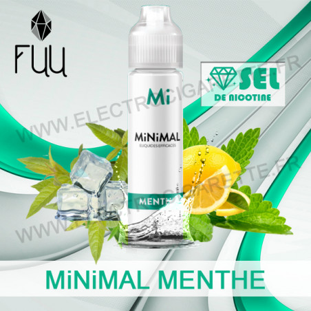 Menthe Grand Format - MiNiMAL 50ml 0mg - E-liquide Rafraîchissant