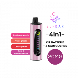 Kit 4en1 ELFBAR Édition Fruits Rouges 20mg
