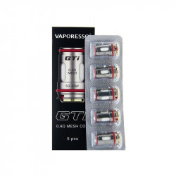 Pack de 5 résistances Mesh GTI Itank Vaporesso 0.4ohm