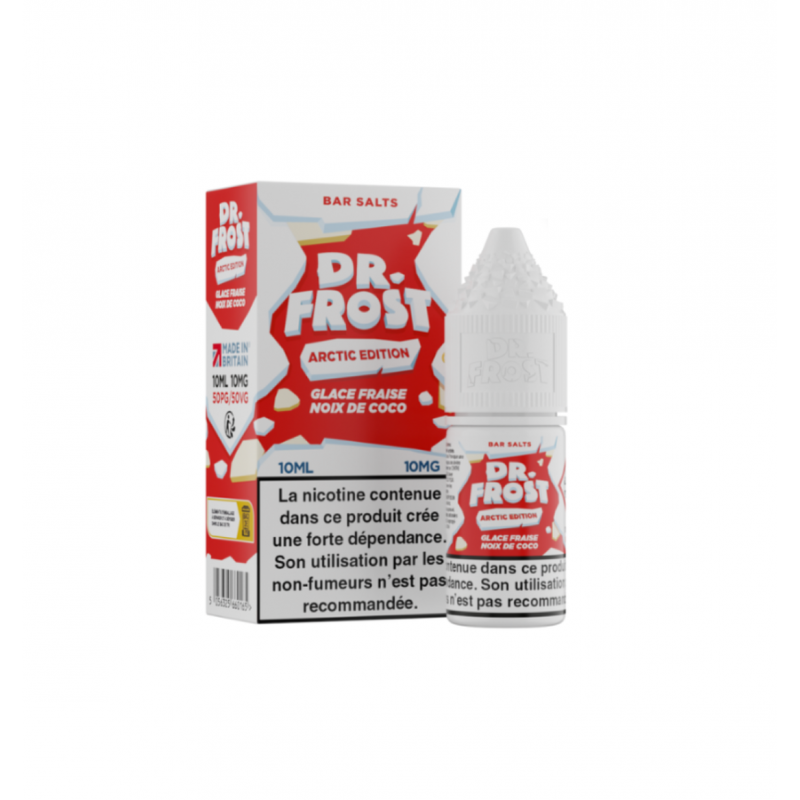 Glace Fraise Noix De Coco Nic Salt Dr. Frost Arctic Edition 10ml