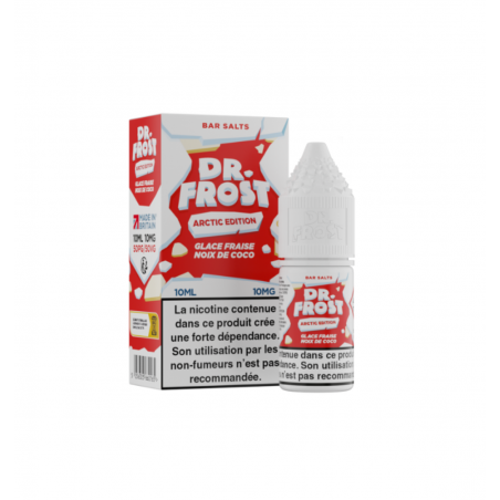 Glace Fraise Noix De Coco Nic Salt Dr. Frost Arctic Edition 10ml