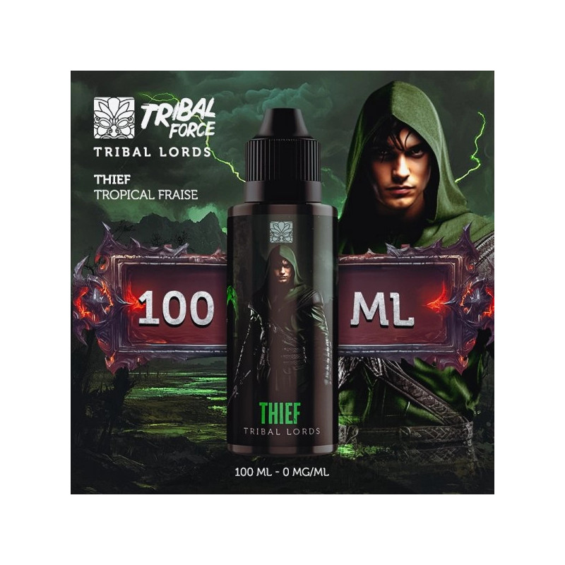 Thief (Fruit Tropical/Fraise) 0mg 100ml - Tribal Lords by Tribal Force