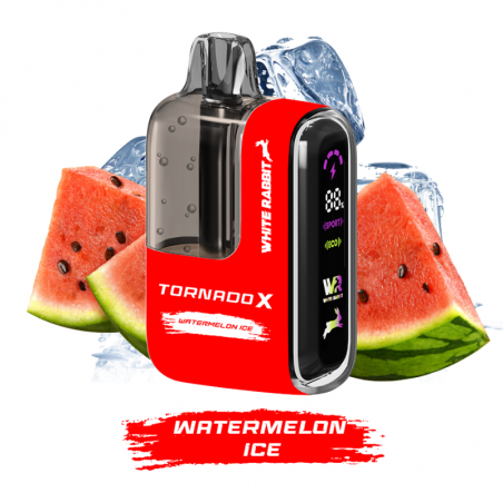 Puff Tornado X 25000 Watermelon Ice 1% et 2% by Tornado & White Rabbit