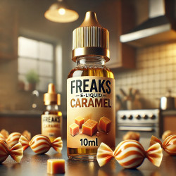 Freaks Caramel - E-liquide gourmand 10ml pour cigarette électronique