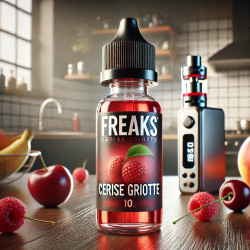 Freaks Cerise Griotte - E-liquide fruité 10ml pour cigarette électronique