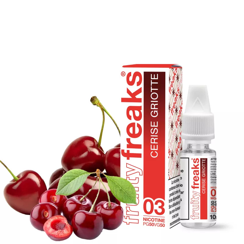 Freaks Cerise Griotte - E-liquide fruité 10ml pour cigarette électronique