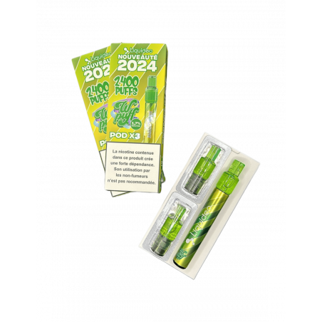 Starter Kit Ananas Glacé - WPuff Pods 2.0 (Batterie + 3 PODS)