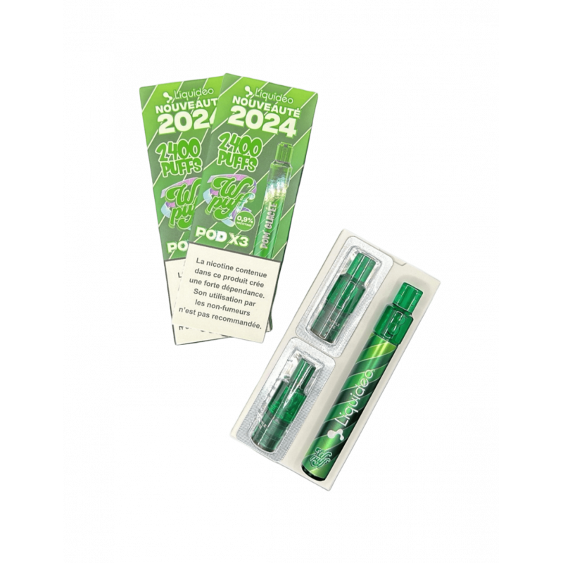 Starter Kit Pomme Glacée - WPuff Pods 2.0 (Batterie + 3 PODS)