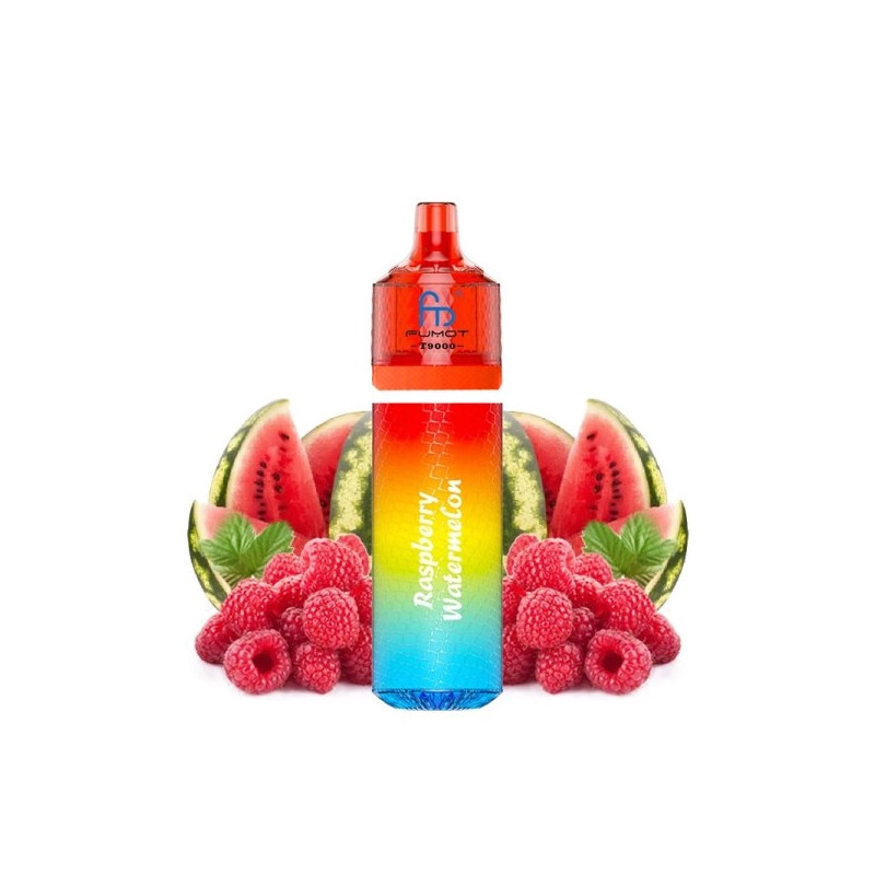 Puff T9000 TPD Raspberry Watermelon 20mg - Fumot