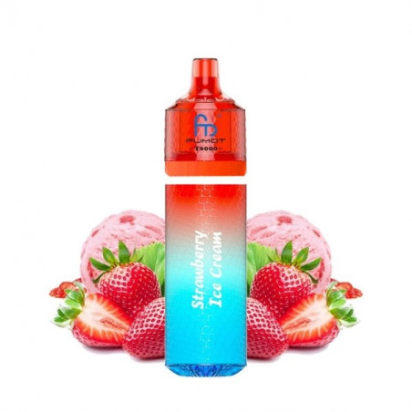 Puff T9000 TPD Strawberry Ice Cream 20mg - Fumot