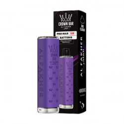 Batterie Pro Max 12k - Crown Bar by Al Fakher violet avec boite