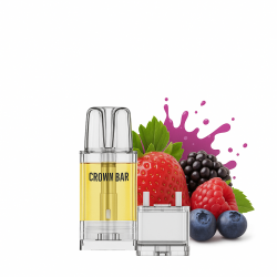 Cartouche Pré-remplie Pro Max 12k 20mg 10+2ml - Berry Blast | Vape Rafraîchissante avec Crown Bar by Al Fakher