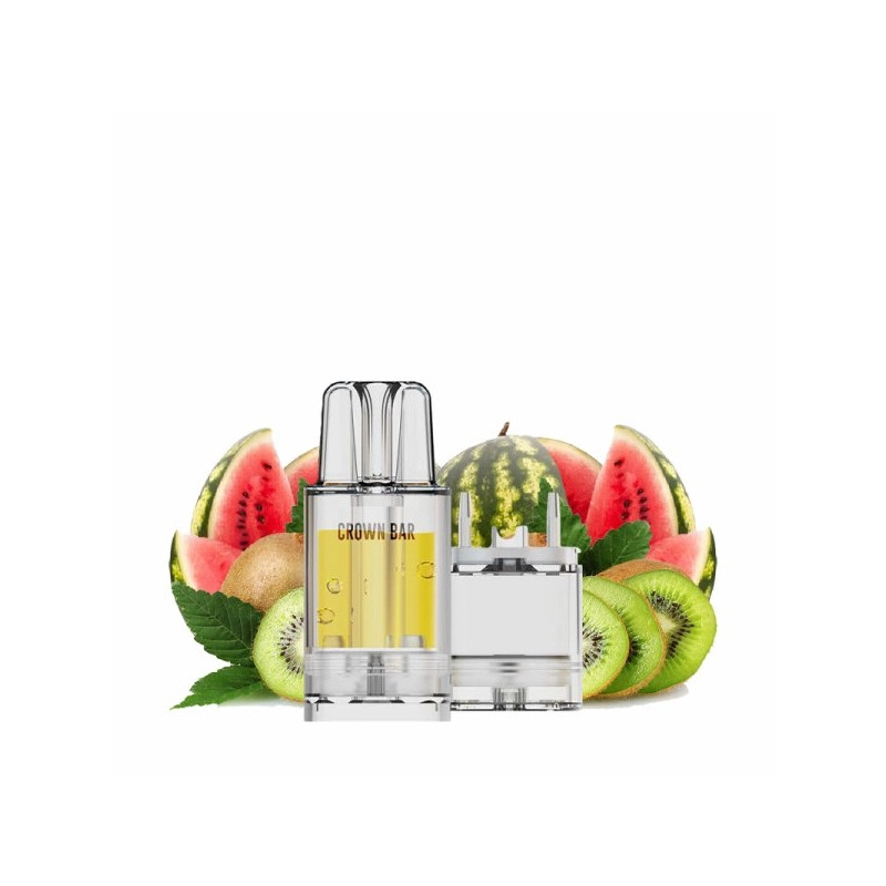 Cartouche Pré-remplie Pro Max 12k 20mg 10+2ml - Watermelon Kiwi | Vape Rafraîchissante avec Crown Bar by Al Fakher
