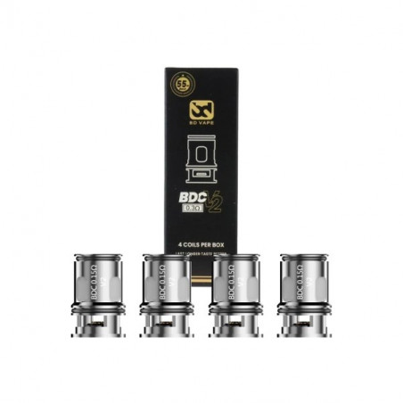 Résistances BDC 0.3Ω V2 (4pcs) - BD Vape | Meilleur Rendu de Saveur et Longévité
