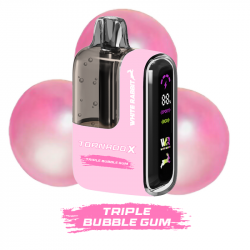 Puff Tornado X 25000 Triple Bubble gum 1% et 2% by Tornado azerty White Rabbit