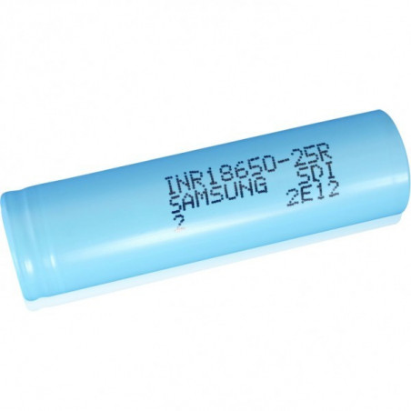 Accus INR 18650 25R - 2500 mAh - Samsung