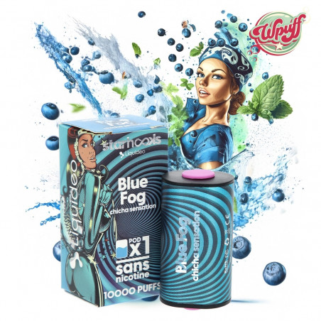 Cartouche Blue Fog 1pcs – Starhooks Liquideo | Myrtille et Menthe 0mg