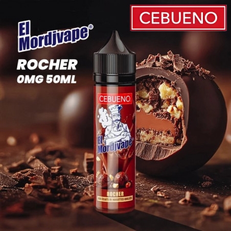 El Mordjvape Rocher 0mg - E-liquide gourmand - Cebueno - 50ml