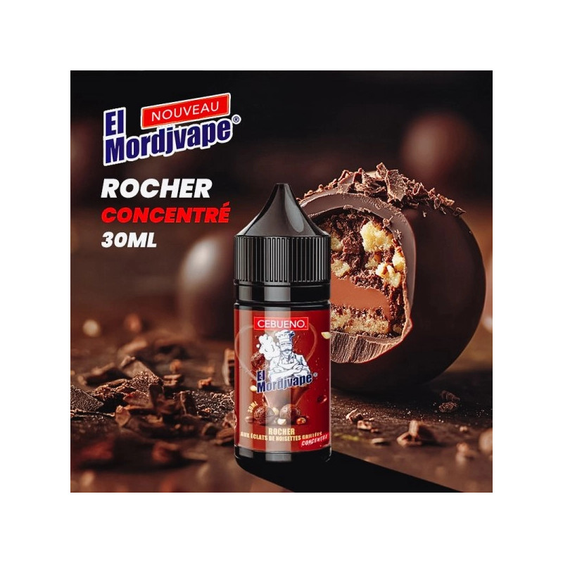 Concentré El Mordjvape Rocher 30ml - Cebueno - Arôme chocolat noisette DIY