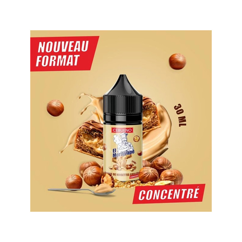 Concentré El Mordjvape 30ml - Cebueno - Arôme chocolat noisette DIY