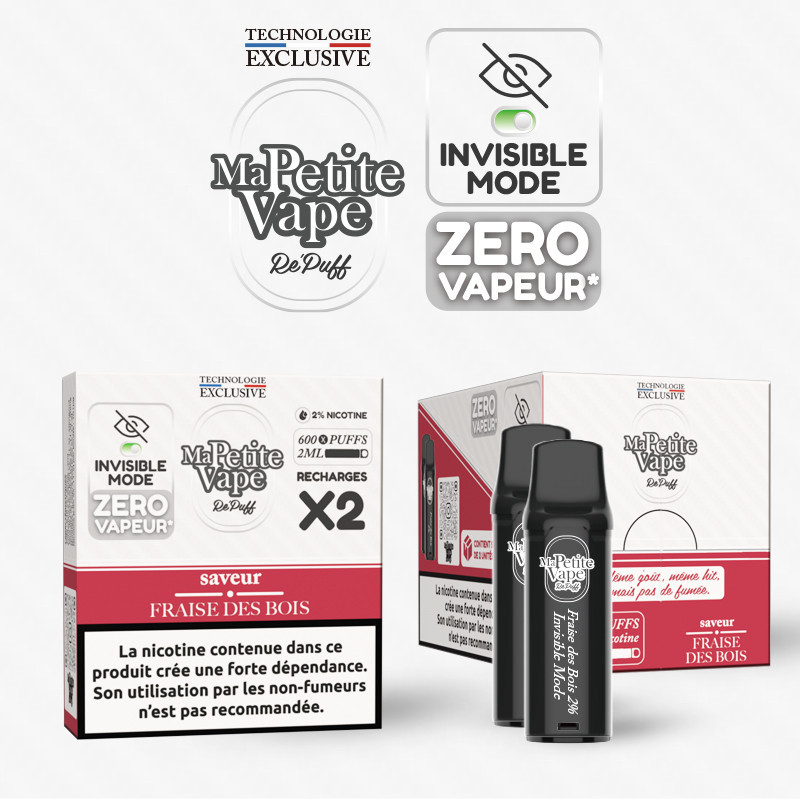 Fraise des bois - Cartouche Repuff Smokeless - Ma Petite Vape