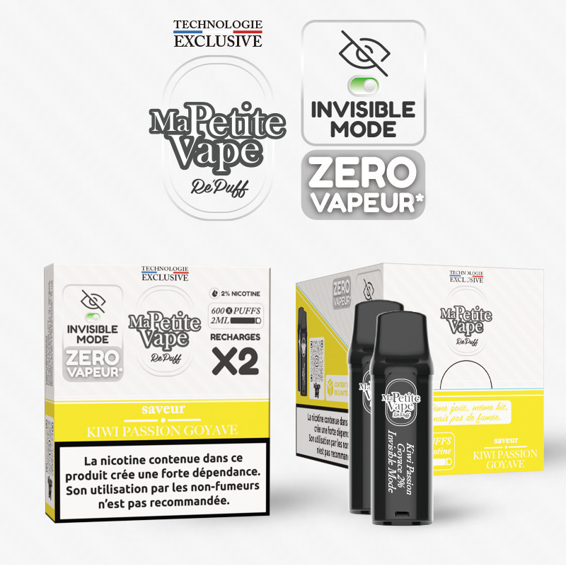 Kiwi Passion Goyave - Cartouche Repuff Smokeless - Ma Petite Vape