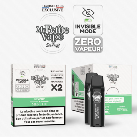 Menthe - Cartouche Repuff Smokeless - Ma Petite Vape