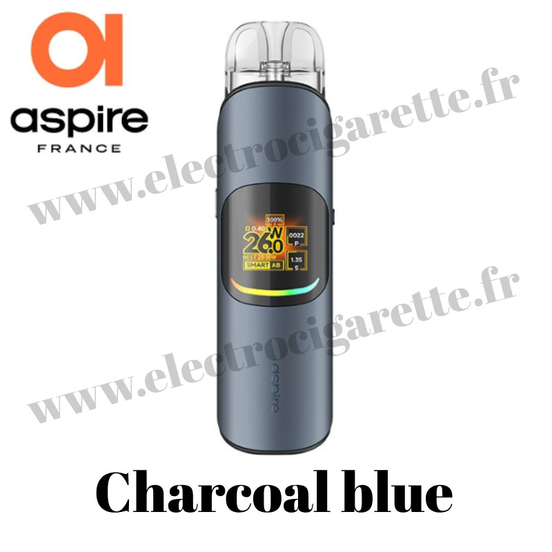 Kit Pixo Neo Pod - 1300 mAh - 3ml - 30W - Aspire - Couleur Charcoal Blue