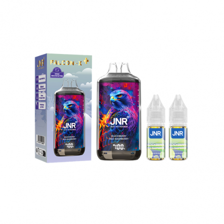 Kit Falcon X 28000 JNR - Blackberry Red Raspberry - 2x10ml 20mg
