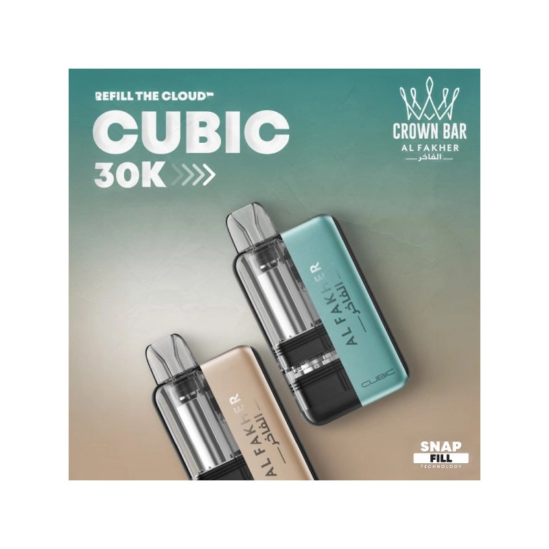 Batterie Cubic 30k - Crown Bar by Al Fakher