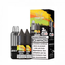 Mango Pineapple - Cartouche Cubic 30k 20ml avec 2 x E-liquides 20mg 10ml - Crown Bar by Al Fakher