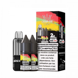 Watermelon Pineapple - Cartouche Cubic 30k 20ml avec 2 x E-liquides 20mg 10ml - Crown Bar by Al Fakher
