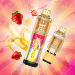 Banane à la Fraise - Big Puff Rocket 32000 2% - Big Puff (1 batterie + 2 pods)