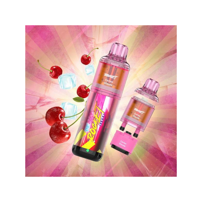 Big Puff Rocket 32000 2% - Big Puff (1 batterie + 2 pods) Cerise Glacée