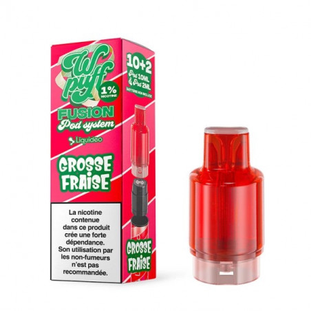 Grosse Fraise - Cartouche Pré-remplie 15K - Wpuff Fusion by Liquideo