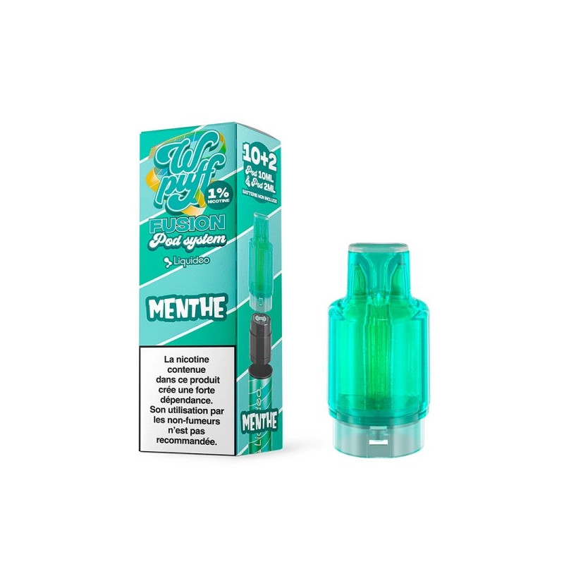 Menthe - Cartouche Pré-remplie 15K - Wpuff Fusion by Liquideo