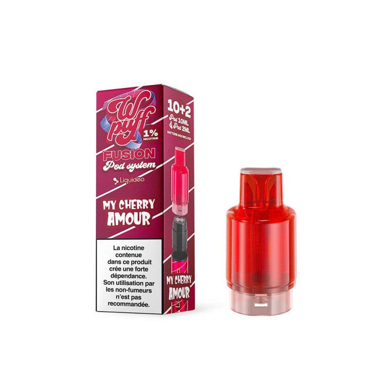 My Cherry Amour - Cartouche Pré-remplie 15K - Wpuff Fusion by Liquideo