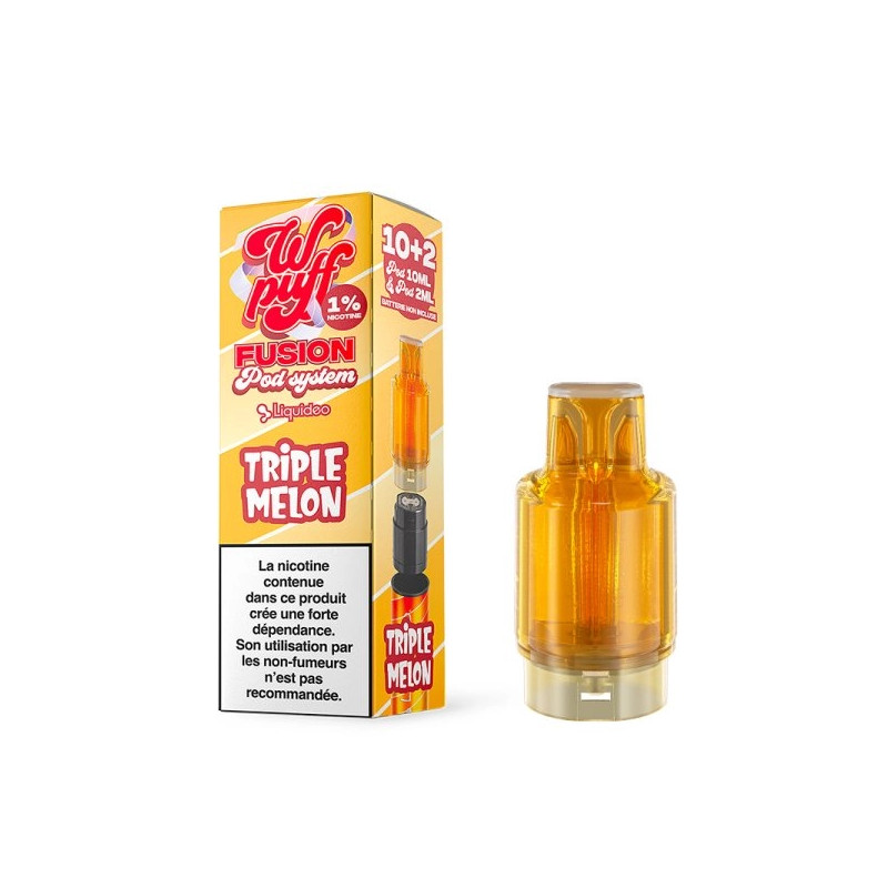 Triple Melon - Cartouche Pré-remplie 15K - Wpuff Fusion by Liquideo