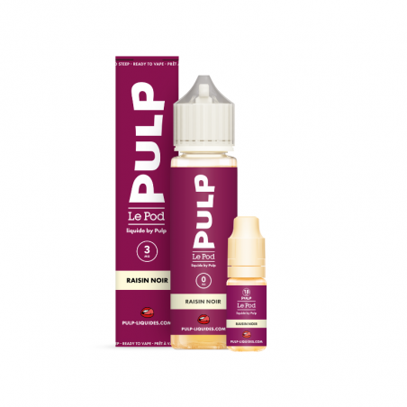 Pack 60ml Raisin Noir Le Pod Liquide Pulp