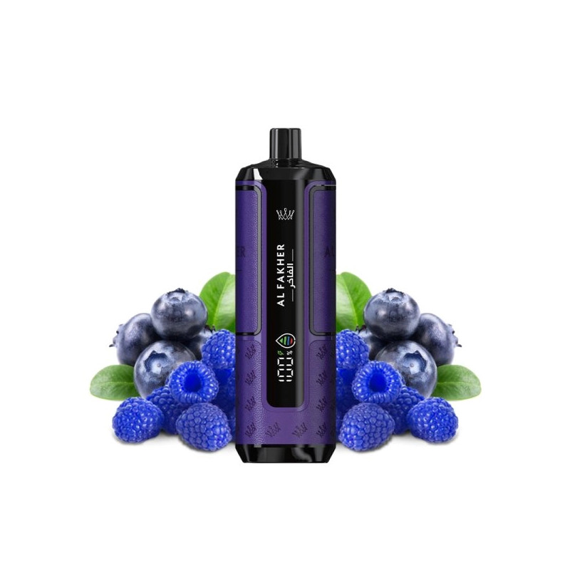 Blueberry Sour Raspberry - 25k Hyper Max - Crown Bar by Al Fakher