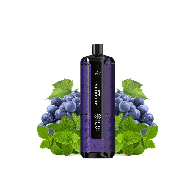 Grape Mint - 25k Hyper Max - Crown Bar by Al Fakher