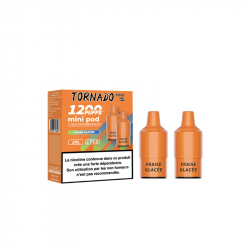 Pack de 2 Pods Tornado Mini 2ml 20mg Fumot Fraise Glacée