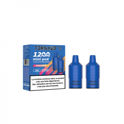 Pack de 2 Pods Tornado Mini 2ml 20mg Pêche Mangue