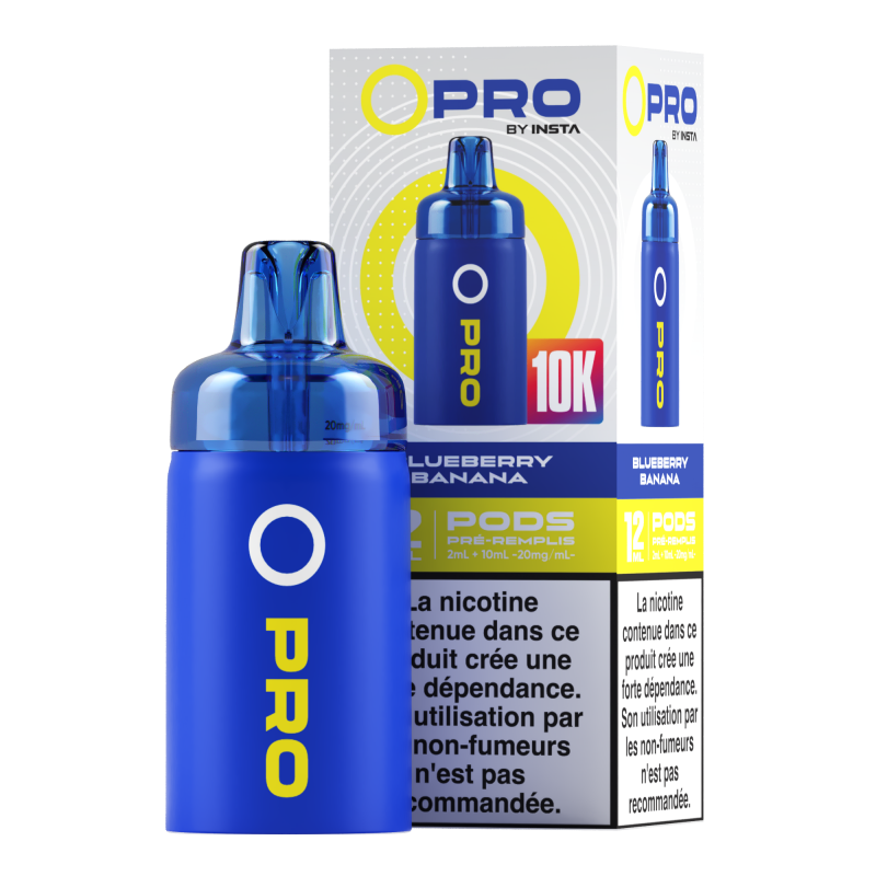 Cartouche OPRO IA 10000 Refill 10 2ml 20mg Instafill - Myrtille Banane