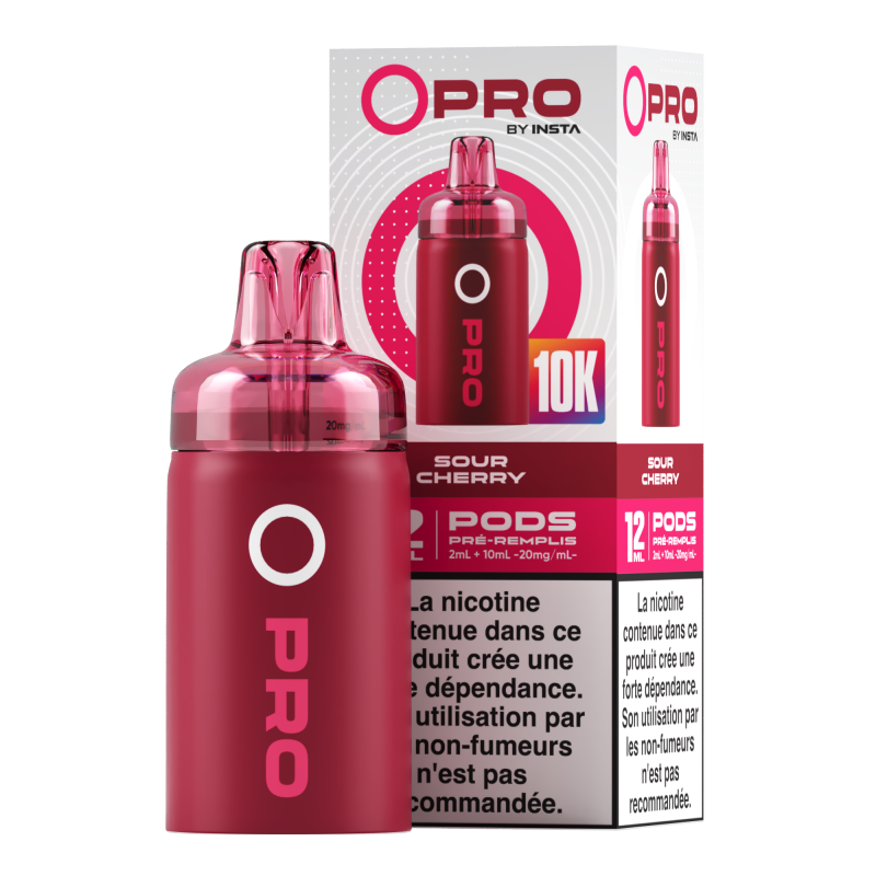 Cartouche OPRO IA 10000 Refill 10 2ml 20mg Instafill - Cerise Acidulée